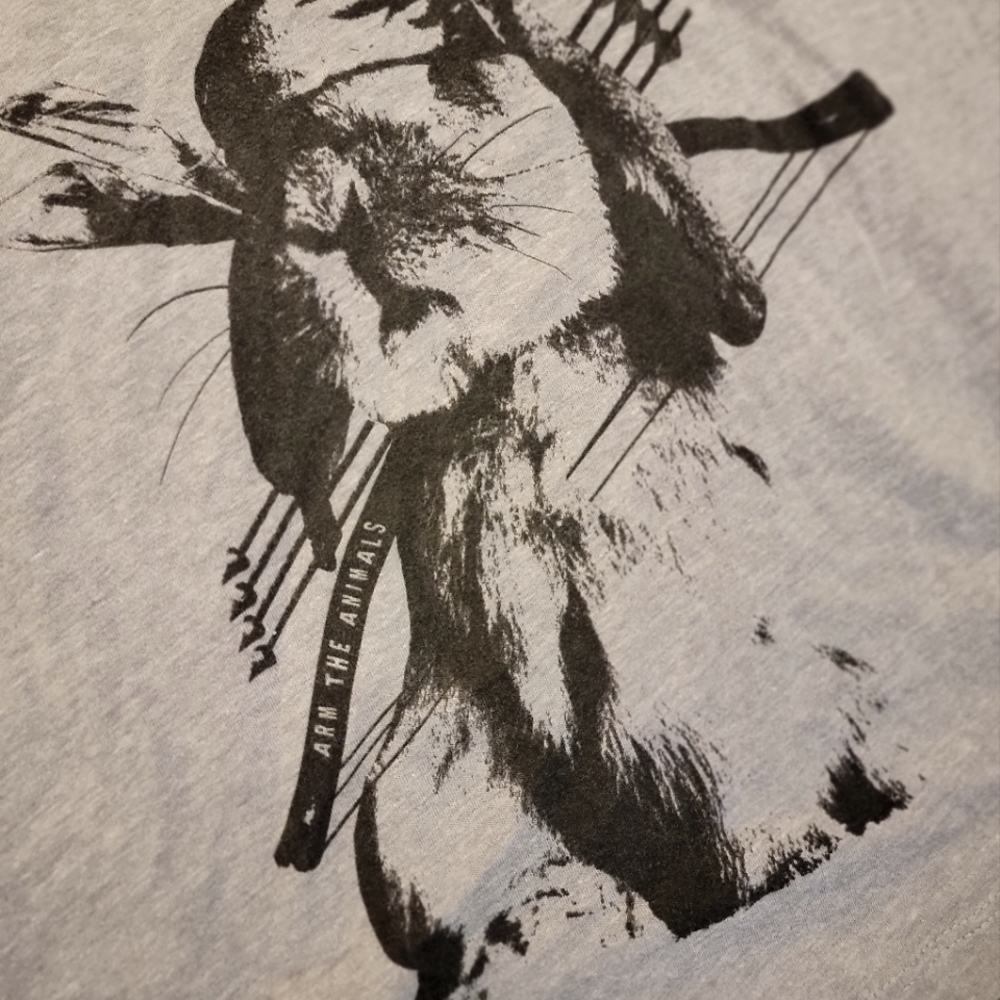 Arm the Animals Rambo Rabbit Bunny Archer, size XXL but runs more like medium